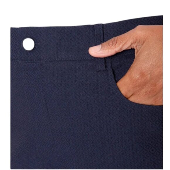 NEW Mario Serrani Pull-On Pant | Navy - Picture 4 of 6